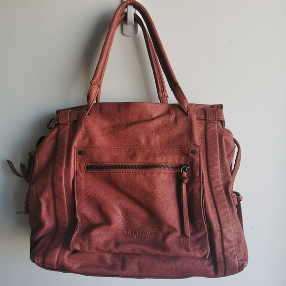 Liebeskind Virginia Sporty Vintage Leather Tote - Picture 2 of 12